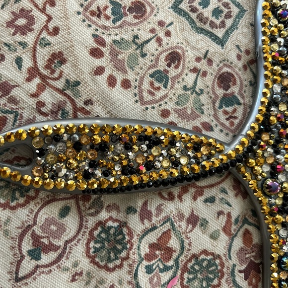 Cosmetologist Vegas golden knights Bling mirror - Picture 3 of 7